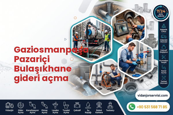 Gaziosmanpaşa Pazariçi Bulaşıkhane gideri açma