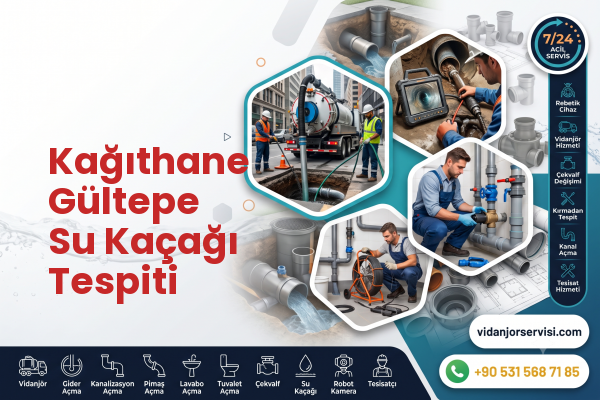 Kağıthane Gültepe Su Kaçağı Tespiti