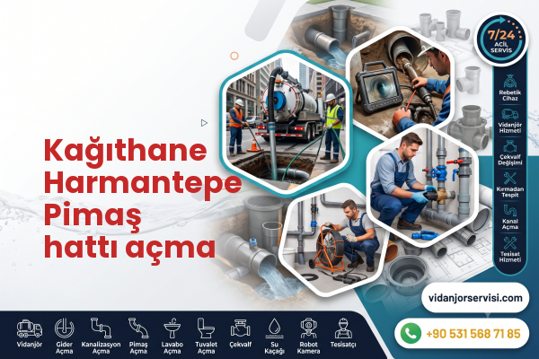 Kağıthane Harmantepe Pimaş hattı açma
