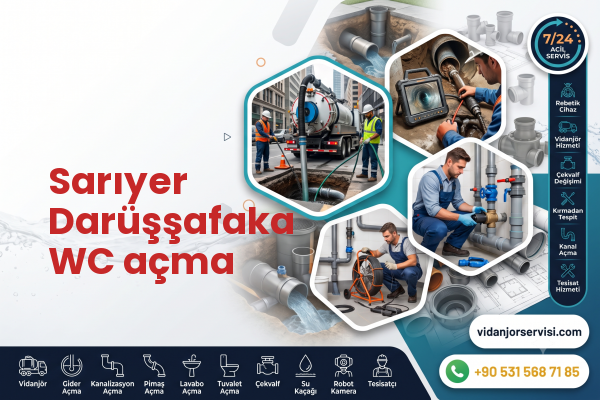Sarıyer Darüşşafaka WC açma