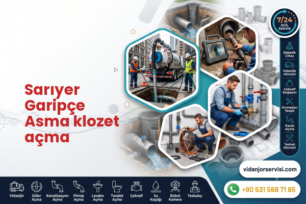 Sarıyer Garipçe Asma klozet açma
