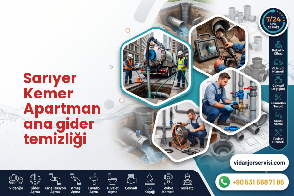 Sarıyer Kemer Apartman ana gider temizliği