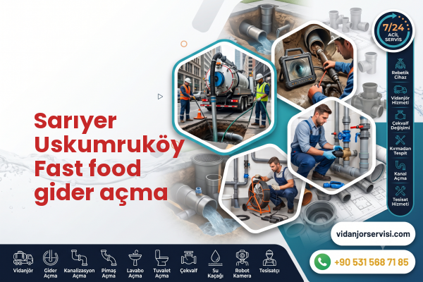 Sarıyer Uskumruköy Fast food gider açma