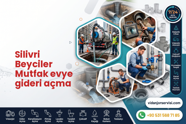 Silivri Beyciler Mutfak evye gideri açma