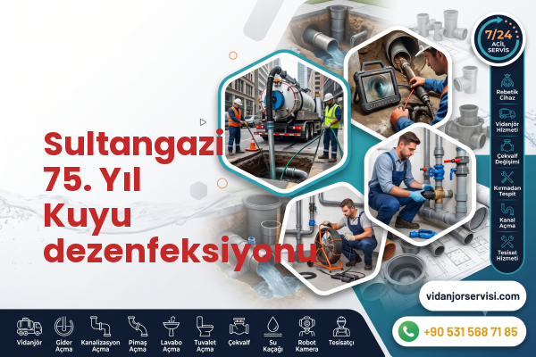 Sultangazi 75. Yıl Kuyu dezenfeksiyonu