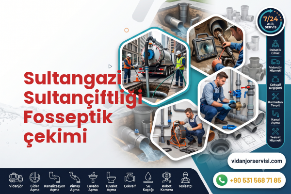 Sultangazi Sultançiftliği Fosseptik çekimi