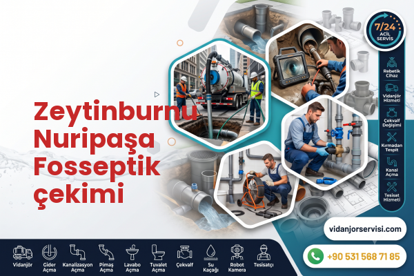 Zeytinburnu Nuripaşa Fosseptik çekimi