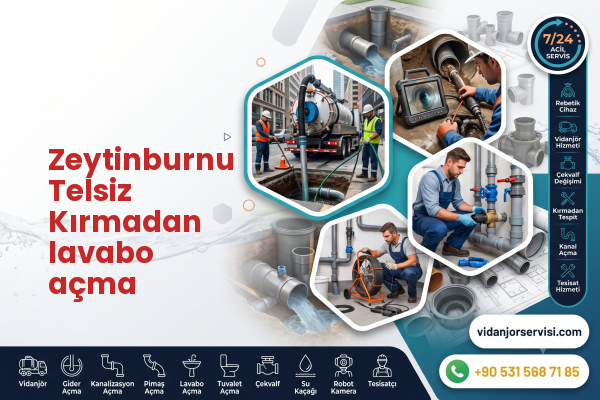 Zeytinburnu Telsiz Kırmadan lavabo açma
