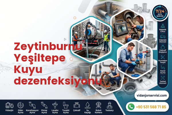 Zeytinburnu Yeşiltepe Kuyu dezenfeksiyonu